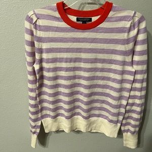 Banana Republic purple stripped sweater
